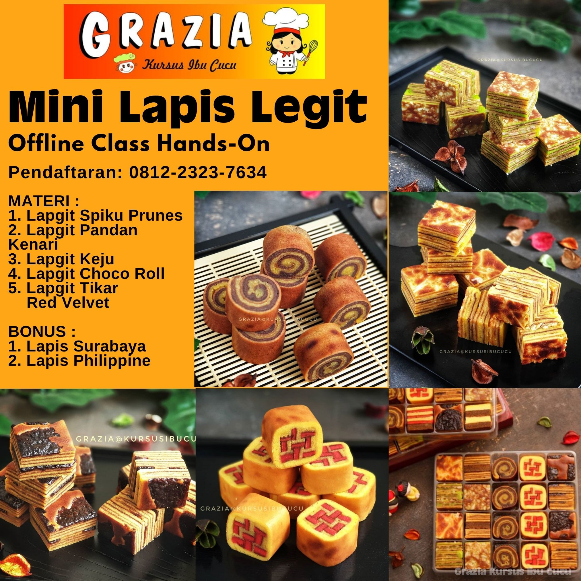 Offline Kelas Mini Lapis Legit