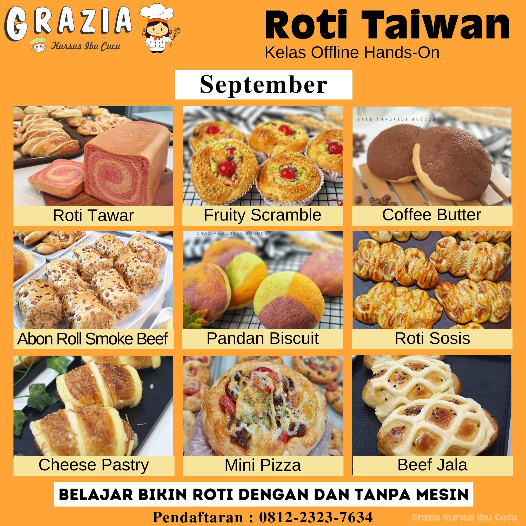 Offline Kelas Roti Taiwan