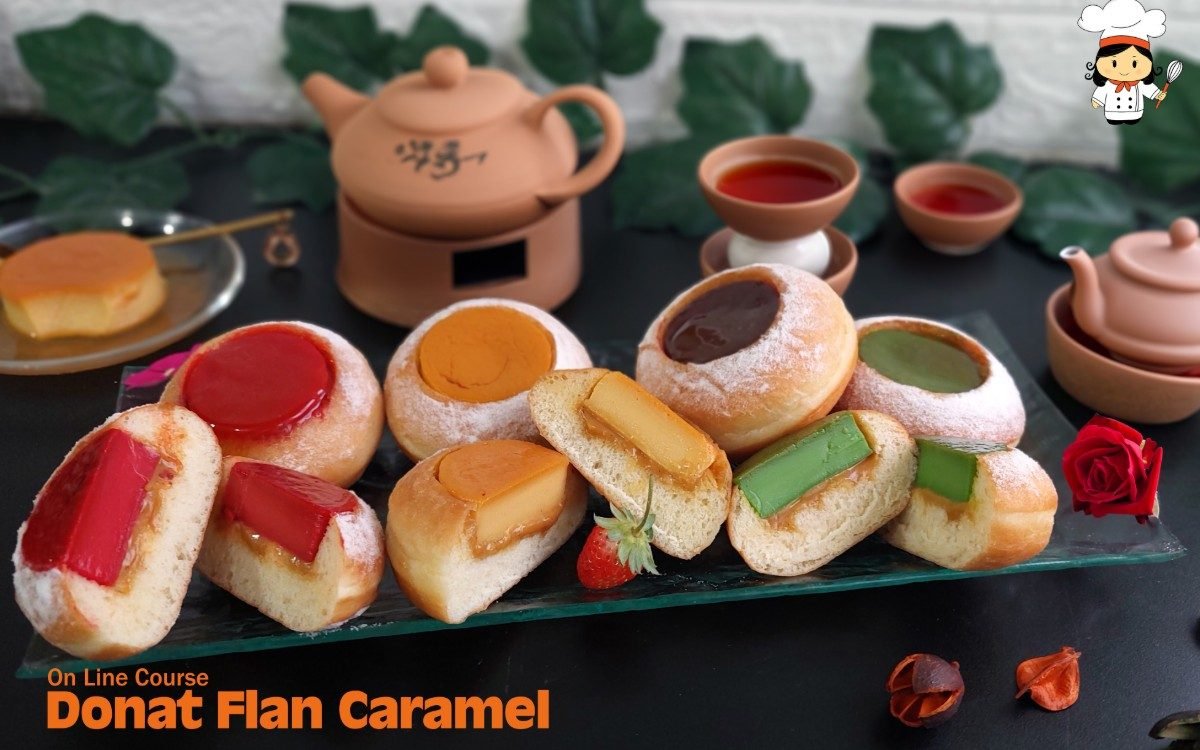 Online Class Donat Flan Caramel