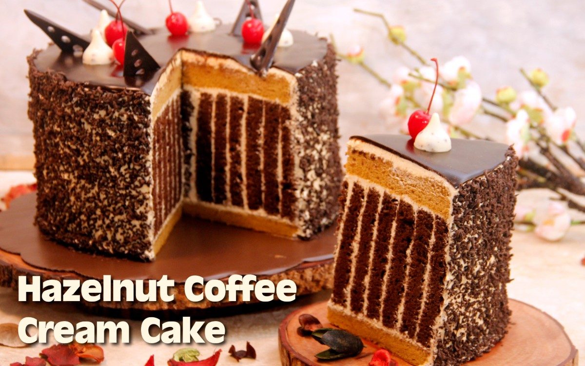 Hazelnut Coffee Cream Cake