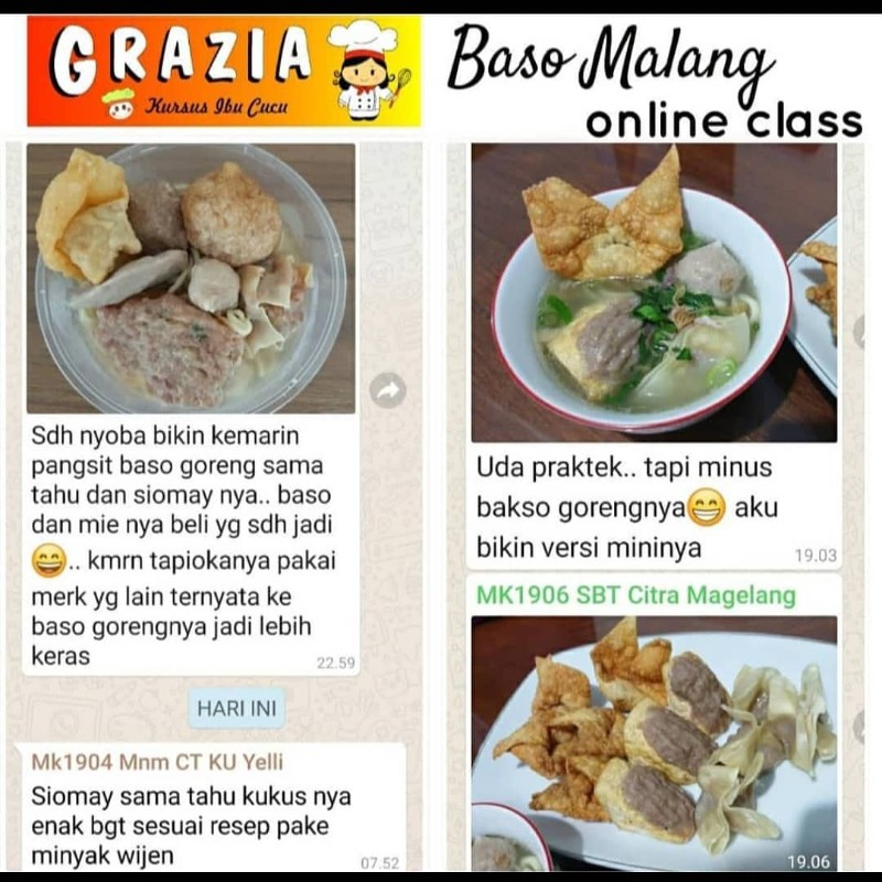 Hasil Praktek Murid