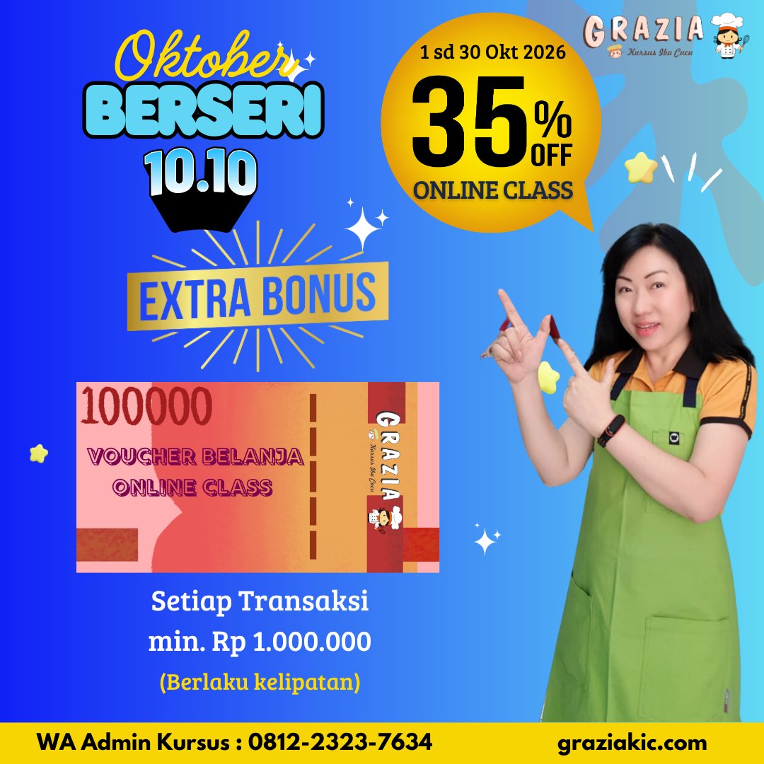 Hasil Olahan Kuliner & Baking Komersial Segar dari Dapur Rumah